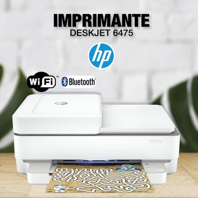 Hp Imprimante HP Deskjet 6475 - Impression - Copie - Scanner - Wifi - Recto Verso Hp Imprimante HP Deskjet 6475 - Impression - Copie - Scanner - Wifi - Recto Verso